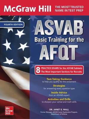 cover image of McGraw Hill ASVAB Basic Training for the AFQT